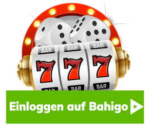 Klassischer Spielautomat mit Siebener Symbolen und weissen Würfeln